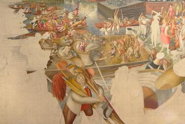 Cookham gallery lowers monumental Spencer canvas for first time in over a decade