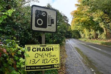 MOTORCYCLIST DIES AFTER HITTING DEER