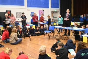 Children think critically about how our actions affect planet