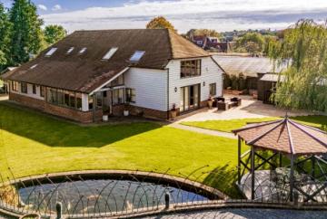 Converted barn with separate flats