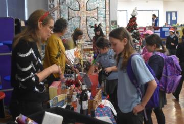 Hundreds of pupils (and parents) flock to school Christmas fair