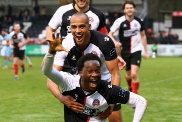 Popoola's injury-time penalty earns Maidenhead United dramatic win over Maidstone Popoola's injury-time penalty earns Maidenhead United dramatic win over Maidstone