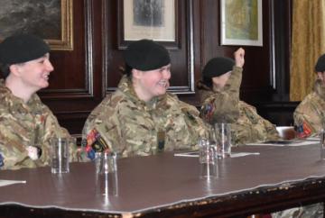 Cadets given town hall tour by Mayor