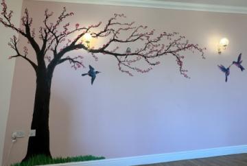 Pupils bring outside in for care home residents