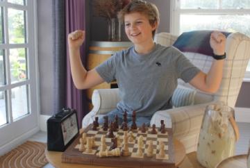 Children’s chess teacher, aged 12