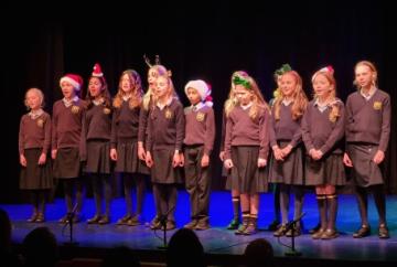 Children create song and dance at school’s carols contest
