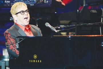 Sir Elton show named performance of year