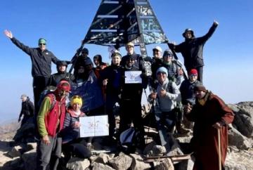 Hike up mountain raises £13,000 for disabled charity