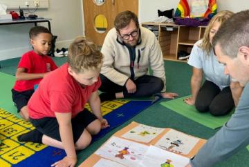 MP does yoga session on visit to meet young carers