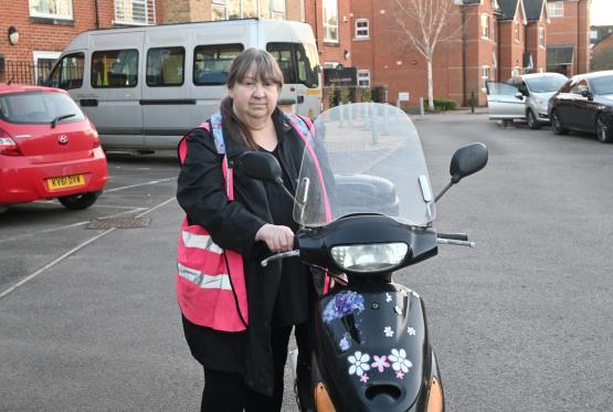 Biker hits crater and cracks rib on road in Henley