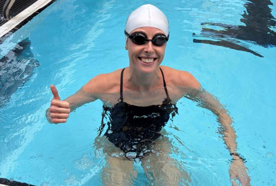 Slough swimming teacher takes on 45km Swimathon challenge for charity