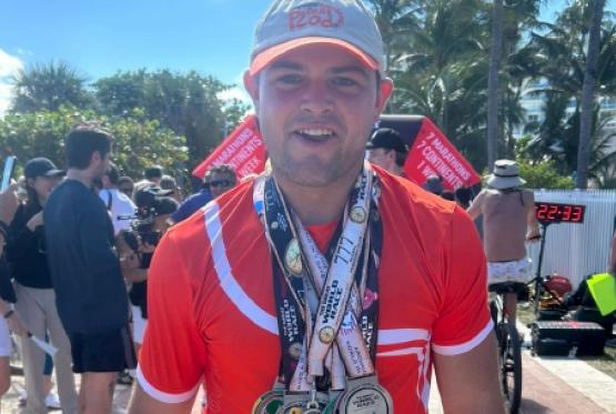 Marathon man completes seven runs in seven days