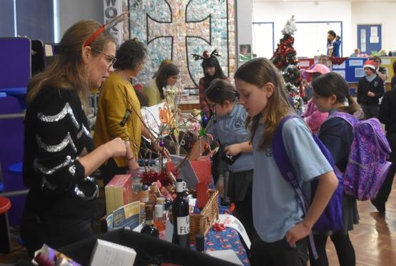 Hundreds of pupils (and parents) flock to school Christmas fair
