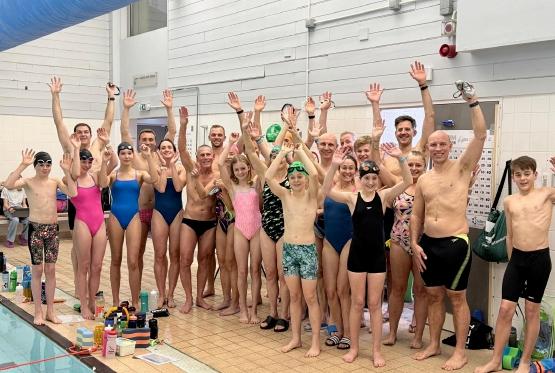 Swimmers who go to great lengths for centre charity