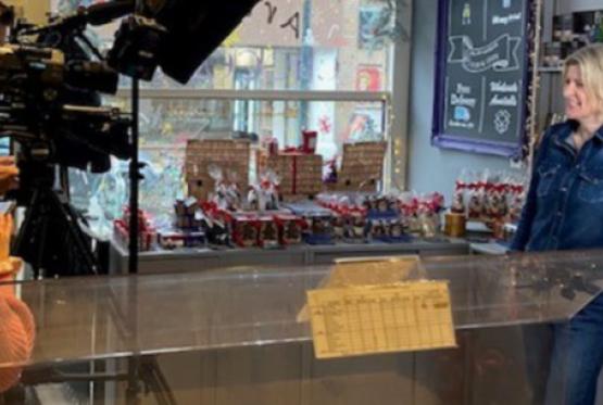 Husband surprised by wife on Strictly