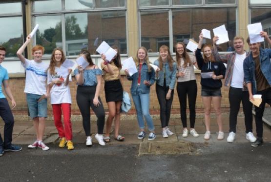 Students celebrate GCSEs despite tougher marking system