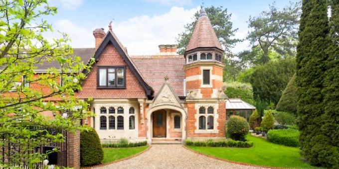 Turreted former gatehouse is now a real family home