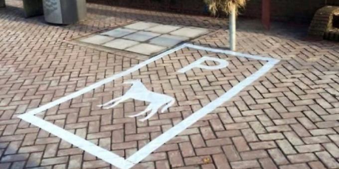 Making hay with an equine parking spot