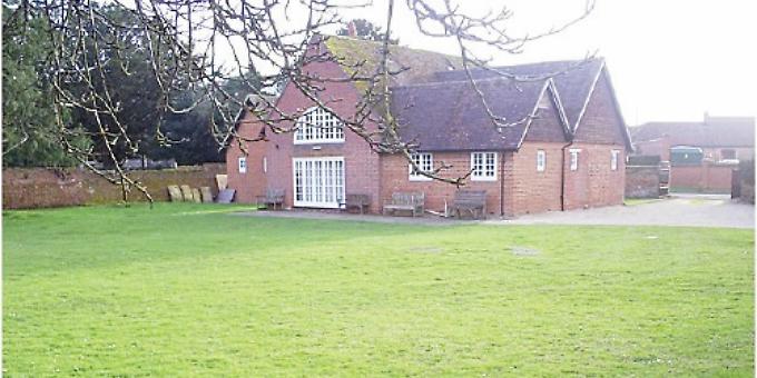 Parish hall near the river is a perfect reception venue