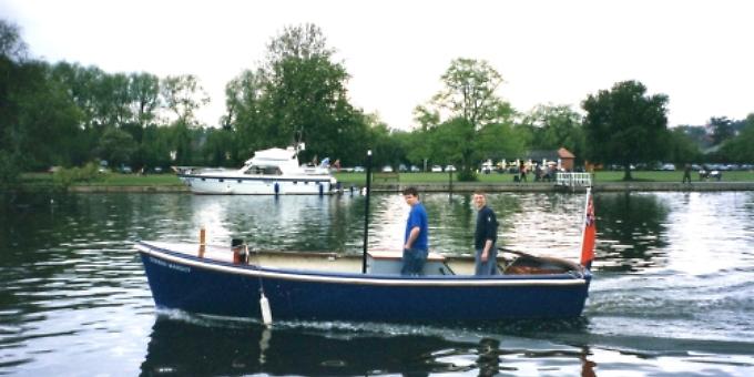Our river launch is perfect for summer picnicking