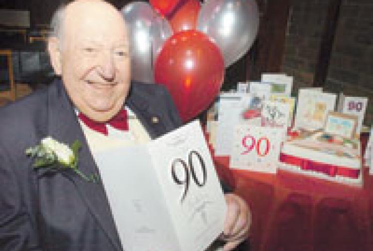 War veteran celebrates 90th birthday