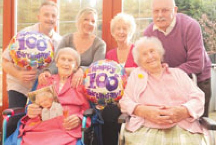 Mayor's surprise visit to 100th birthday girl