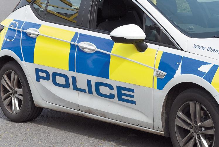 Stock picture of a police car. Photo by Paul Bryan via Wikimedia Commons.