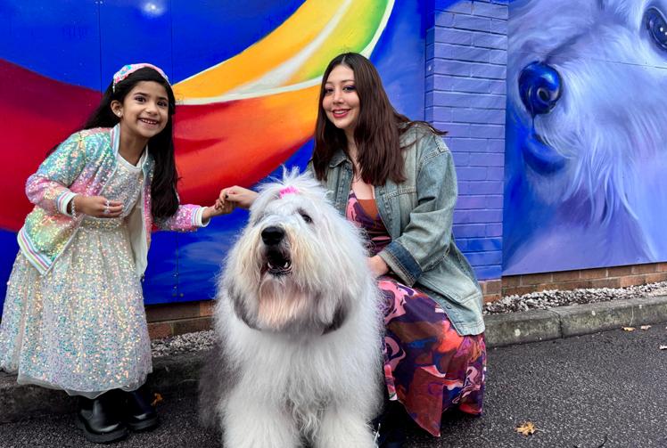 New community mural gives 'fresh sense of identity' to Langley Pavilion