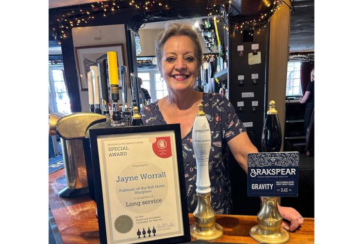 Brakspear&rsquo;s longest-serving landlady celebrates 46 years as Wargrave publican