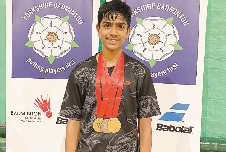 Maidenhead's Tejas set to play for Badminton England in u15s home nations tournament