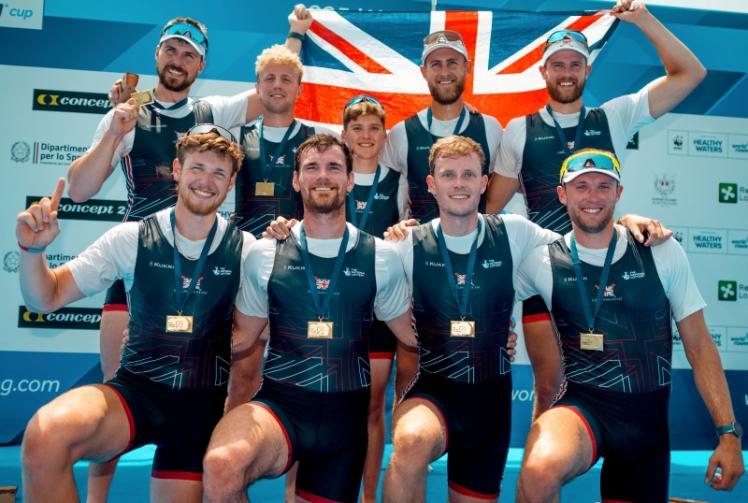 Golden hour for Great Britain at World Rowing Cup in Varese