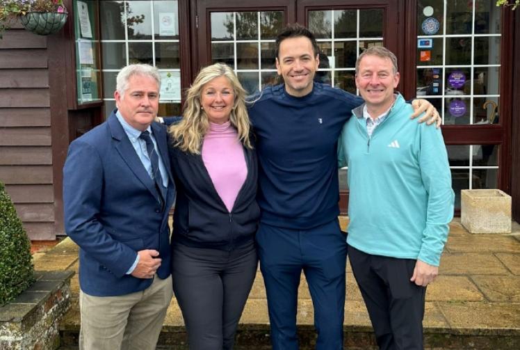 Former tour golfer opens club’s new driving range