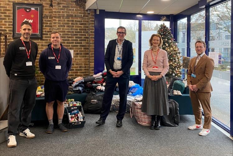 College appeal gives essential aid to refugees and needy for Christmas