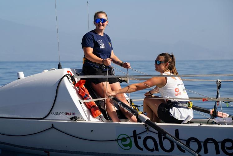 Christmas spent rowing in middle of Atlantic Ocean
