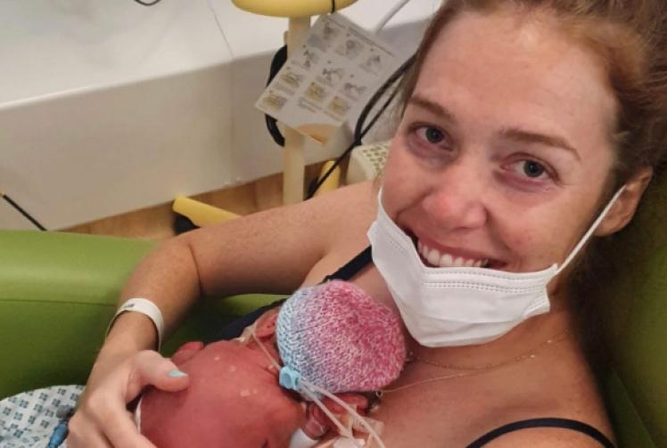 I blamed myself after son was 12 weeks premature