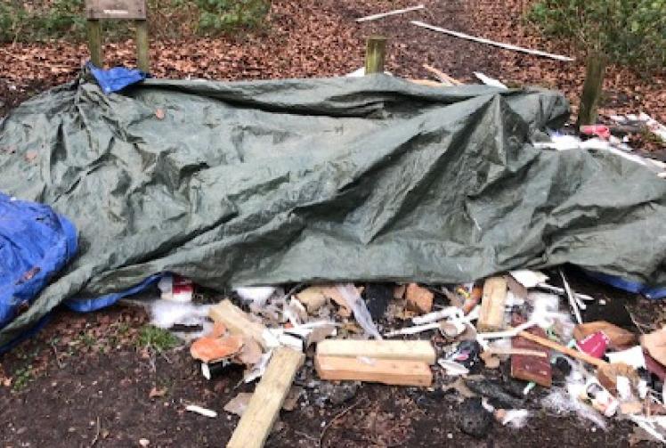Increase in fly-tipping since new charge for recycling