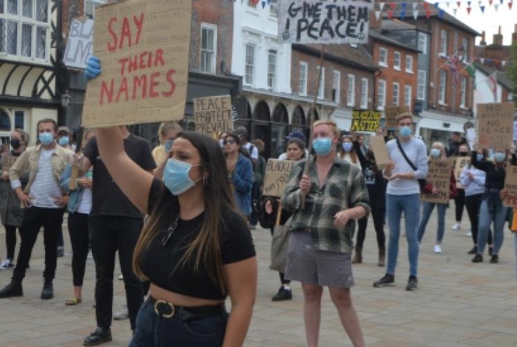 Hundreds join Black Lives Matter protest
