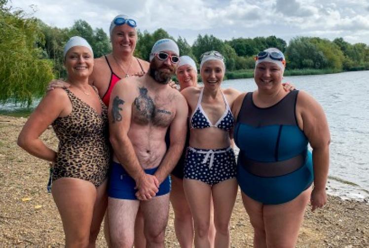 Swimming helps me cope with pain