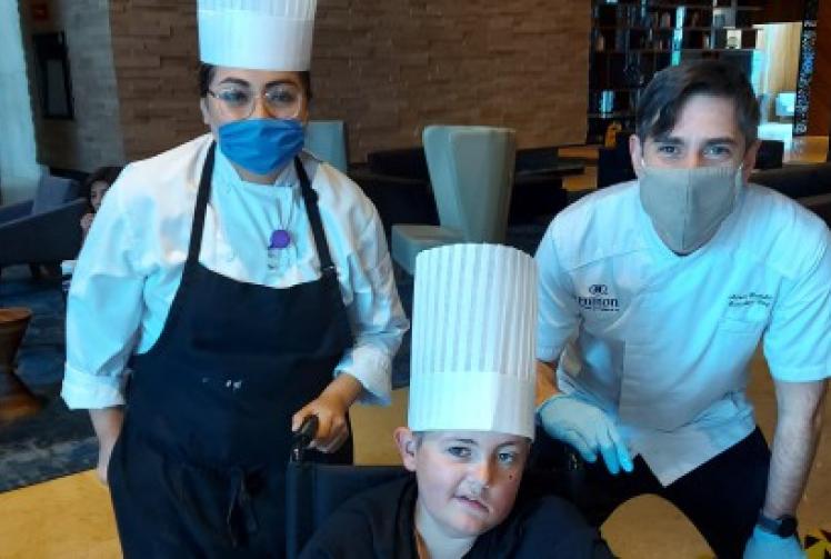 Charlie’s big breakfast