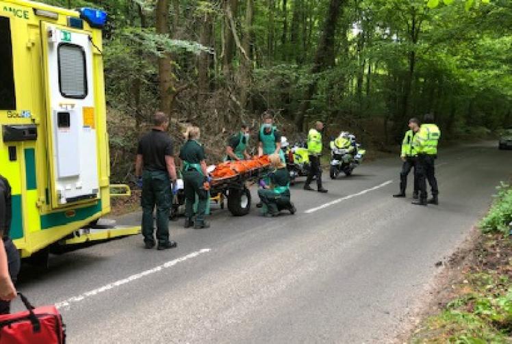 Injured rider back in the saddle