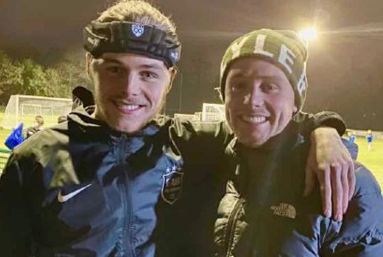 Crash victim hopes to still play football for England