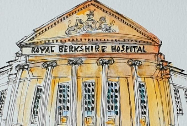 Hospital painting in guild’s expanded online exhibition praised