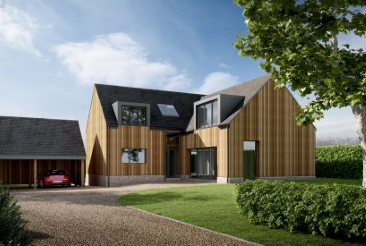 New-build’s contemporary flair