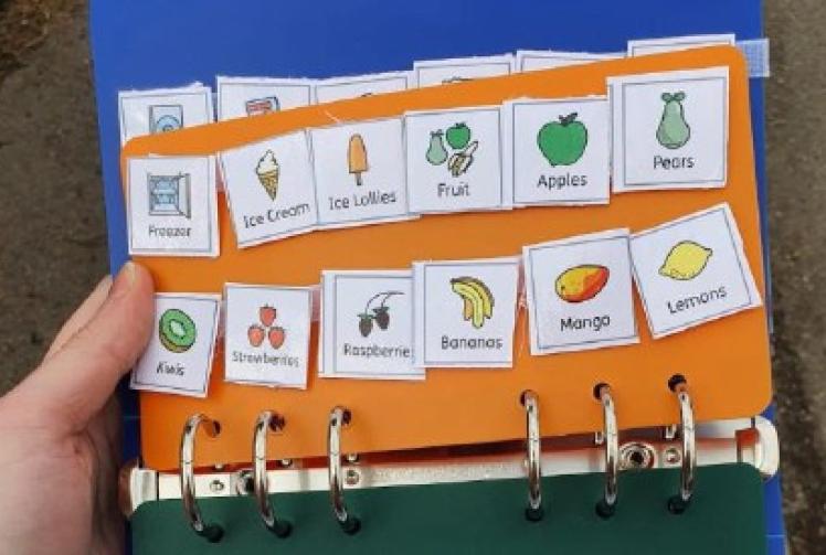 Disabled children learn to go shopping independently