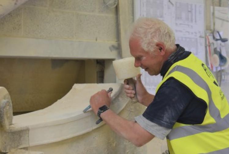 Stonemason retires after 49 years with family-run firm