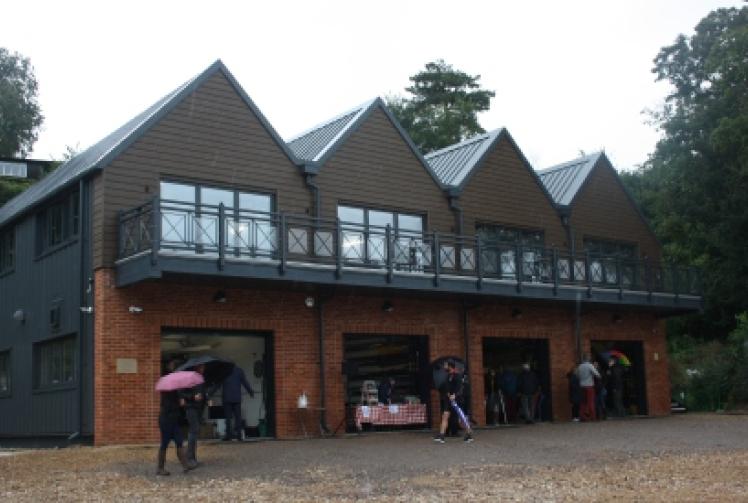 Ex-headmaster opens new boathouse with his name