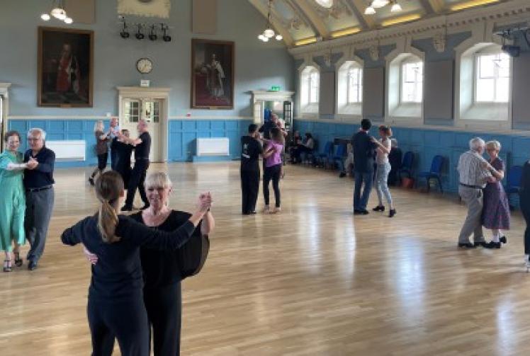 Move with the beat at beginners dance class