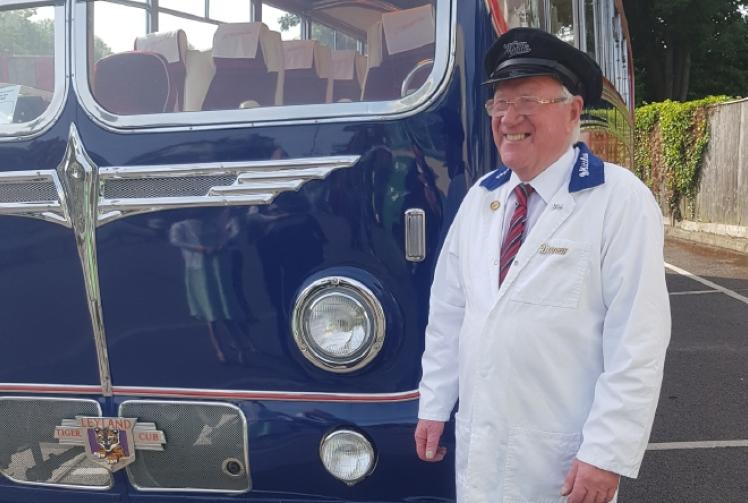 Mayor given lift on old Royal Mail truck at vehicles rally