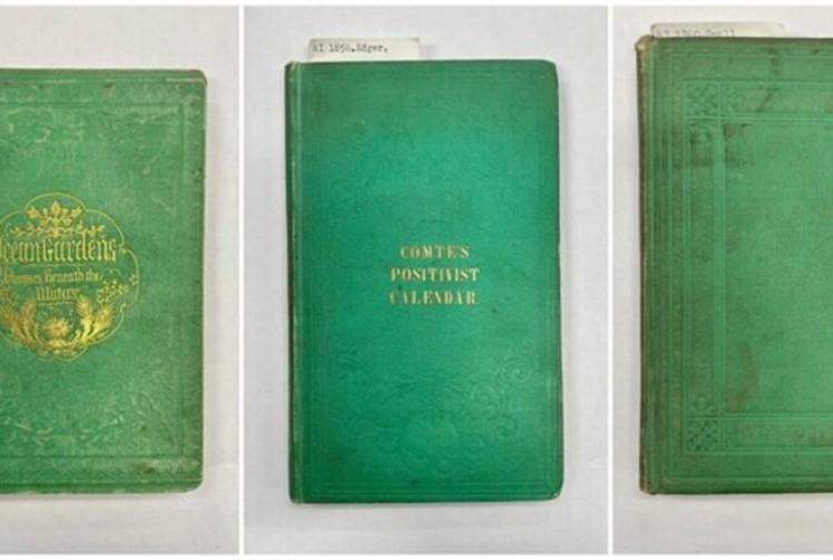 Delightful display of books to not just read but touch, smell and taste