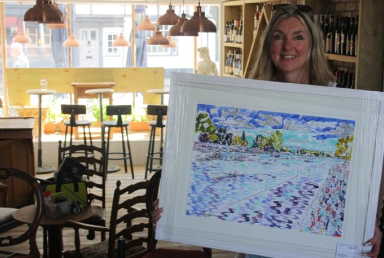 New wine bar and artist team up to create ‘cool place’